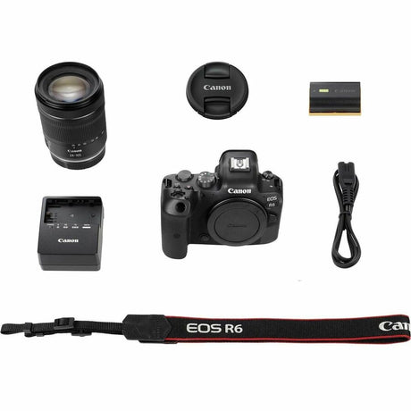 Canon EOS R6 Mark II 24.2 Megapixel Full Frame Sensor Mirrorless Camera with Lens - 0.94" - 4.13"
