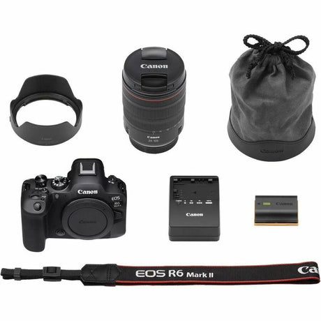 Canon EOS R6 Mark II 24.2 Megapixel Full Frame Sensor Mirrorless Camera with Lens - 0.94" - 4.13"
