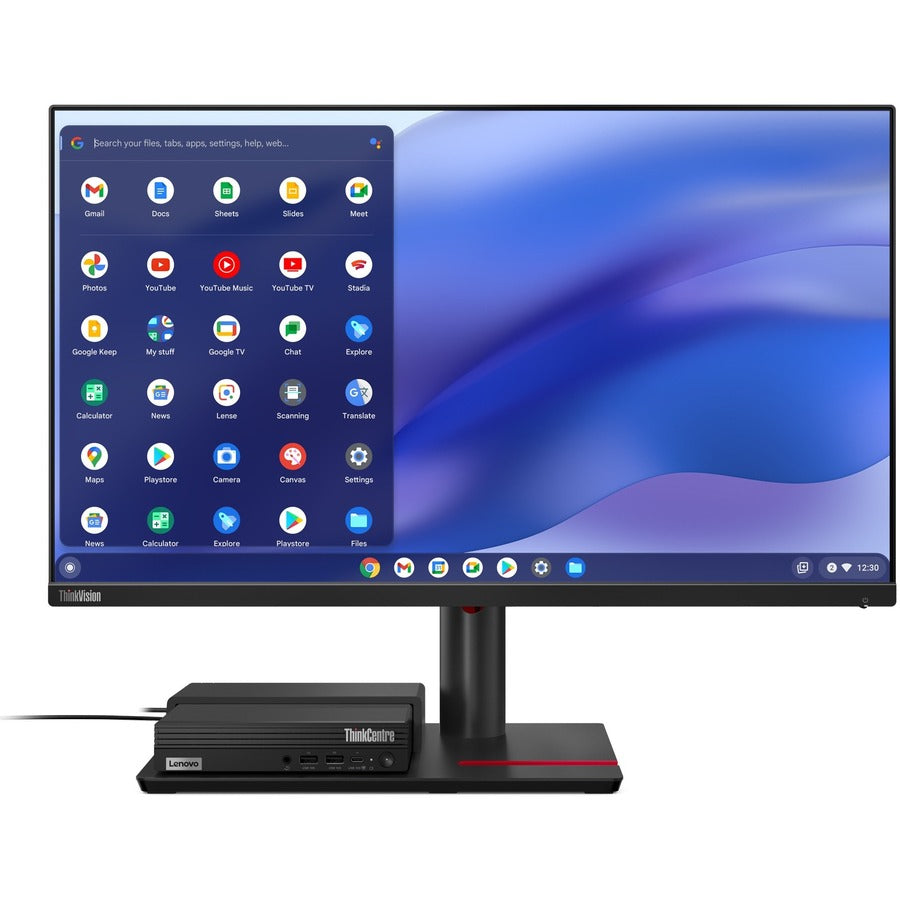 Lenovo ThinkCentre M60q 12JL0002US Chromebox - Intel Core i3 12th Gen i3-1215U - 8 GB - 128 GB SSD - Tiny - Black