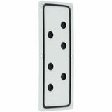 Eaton Tripp Lite Series SmartRack Cable Gland Plate for NEMA-Rated Enclosure Cabinets, 6 Ports (0.5 in.)