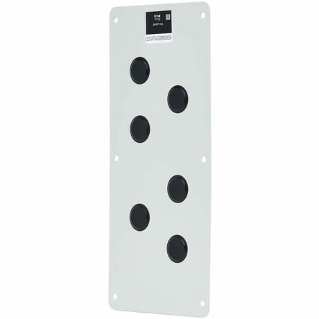 Eaton Tripp Lite Series SmartRack Cable Gland Plate for NEMA-Rated Enclosure Cabinets, 6 Ports (0.5 in.)
