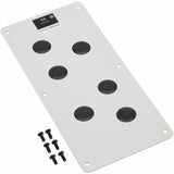 Eaton Tripp Lite Series SmartRack Cable Gland Plate for NEMA-Rated Enclosure Cabinets, 6 Ports (0.5 in.)