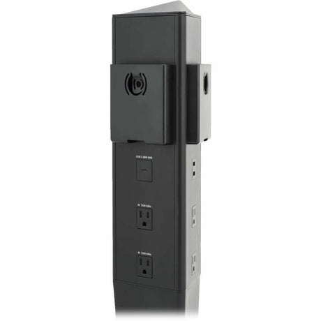 Eaton Tripp Lite Series Safe-IT 5-Port Mobile Power Tower and USB Charging Station - USB-C 60W, 4x USB-A, 6x 5-15R, Wireless Charging, 1000 Joules, 10 ft. Cord, Antimicrobial Protection