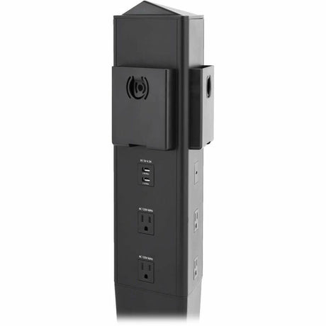 Eaton Tripp Lite Series Safe-IT 5-Port Mobile Power Tower and USB Charging Station - USB-C 60W, 4x USB-A, 6x 5-15R, Wireless Charging, 1000 Joules, 10 ft. Cord, Antimicrobial Protection