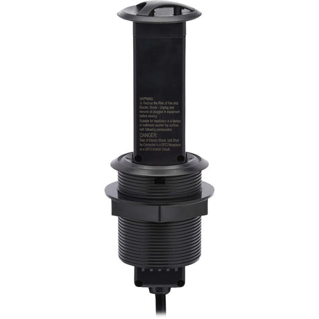 Eaton Tripp Lite Series Power It! 2-Outlet Pop-Up Power and Charging Dock - 2x USB-A, 6 ft. Cord, Antimicrobial Protection, Black