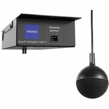 EASYIP CEILINGMIC/AMP D BLACK