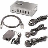 StarTech.com 10-Port USB-C Hub, 8x USB-A + 2x USB-C, Self-Powered w/ 65W Power Supply, USB 3.1 10Gbps Desktop/Laptop USB Hub w/ Charging
