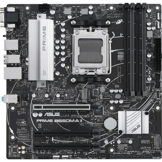 Asus Prime B650M-A II-CSM Gaming Desktop Motherboard - AMD B650 Chipset - Socket AM5 - Micro ATX