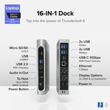 16in1 dual display TB4 Dock