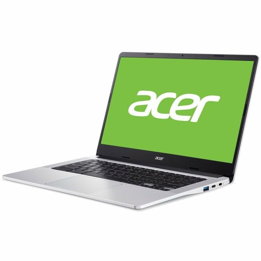 Acer Chromebook 314 CB314-3H CB314-3H-C4VS 14" Chromebook - HD - 60 Hz - Intel Celeron N4500 - 4 GB - 128 GB Flash Memory - English (US) Keyboard - Silver