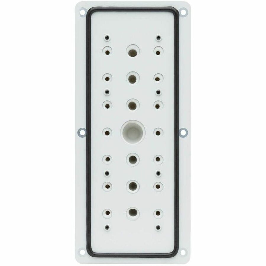 Eaton Tripp Lite Series SmartRack Cable Entry Gland Plate for NEMA-Rated Enclosure Cabinets, 21-Port Membrane
