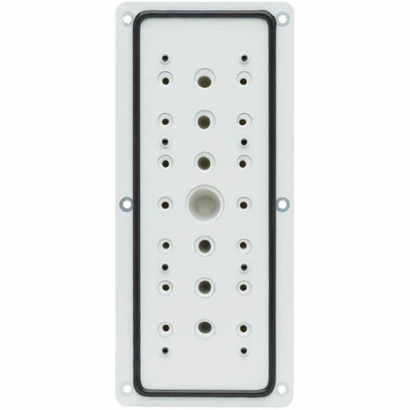 Eaton Tripp Lite Series SmartRack Cable Entry Gland Plate for NEMA-Rated Enclosure Cabinets, 21-Port Membrane