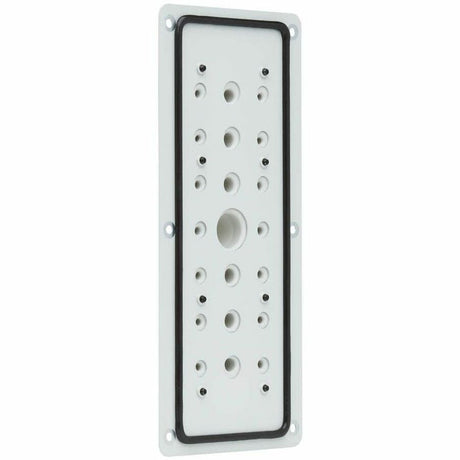 Eaton Tripp Lite Series SmartRack Cable Entry Gland Plate for NEMA-Rated Enclosure Cabinets, 21-Port Membrane