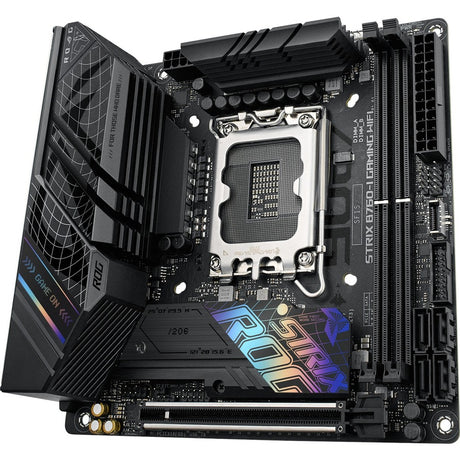 Asus ROG Strix B760-I GAMING WIFI Gaming Desktop Motherboard - Intel B760 Chipset - Socket LGA-1700 - Mini ITX