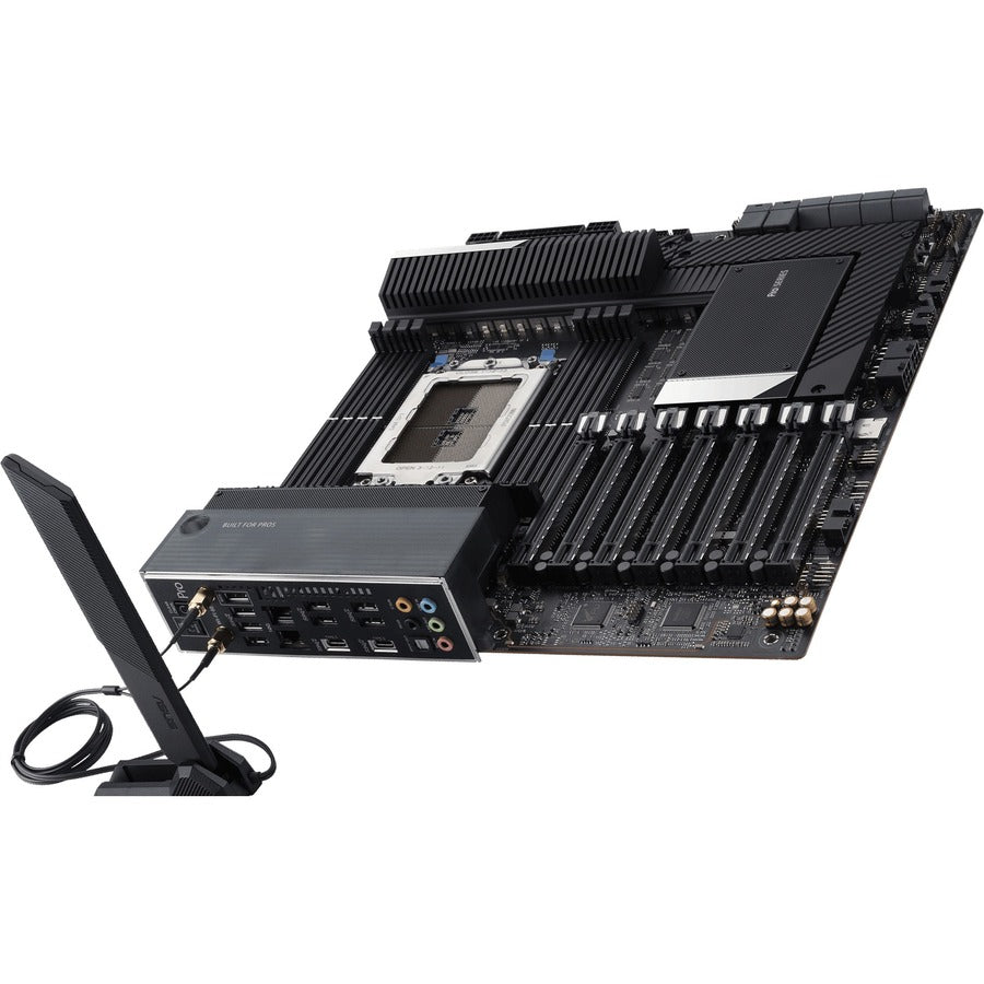 Asus WS WRX80E-SAGE SE WIFI II Desktop Motherboard - AMD WRX80 Chipset - Socket sWRX8 - Extended ATX