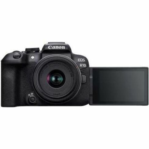 Canon EOS R10 24.2 Megapixel Full Frame Sensor Mirrorless Camera with Lens - 0.71" - 1.77"