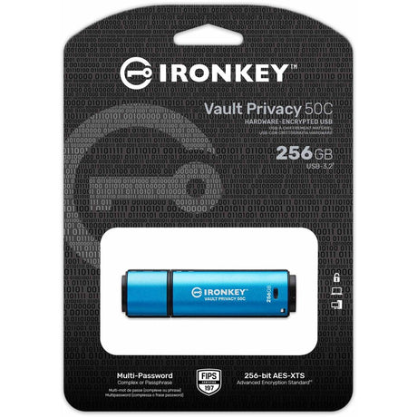 Kingston Vault Privacy 50 Series 256GB USB 3.2 (Gen 1) Type C Flash Drive