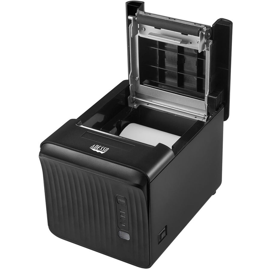 Adesso NuPrint NuPrint 330 Desktop Direct Thermal Printer - Monochrome - Receipt Print - USB - Serial - Black