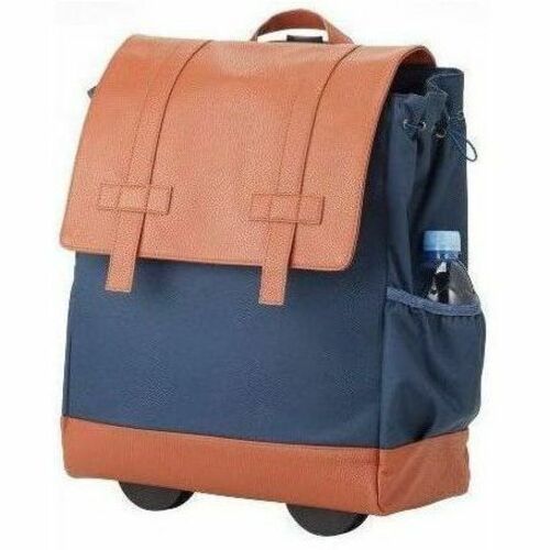 Francine Collection Wheels Up Carrying Case (Rolling Backpack) for 16" Notebook - Navy