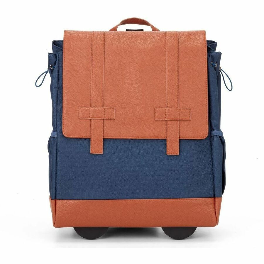 Francine Collection Wheels Up Carrying Case (Rolling Backpack) for 16" Notebook - Navy