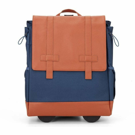 Francine Collection Wheels Up Carrying Case (Rolling Backpack) for 16" Notebook - Navy
