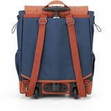 Francine Collection Wheels Up Carrying Case (Rolling Backpack) for 16" Notebook - Navy