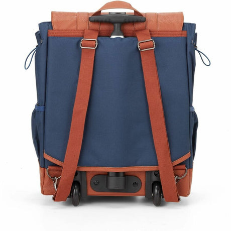Francine Collection Wheels Up Carrying Case (Rolling Backpack) for 16" Notebook - Navy