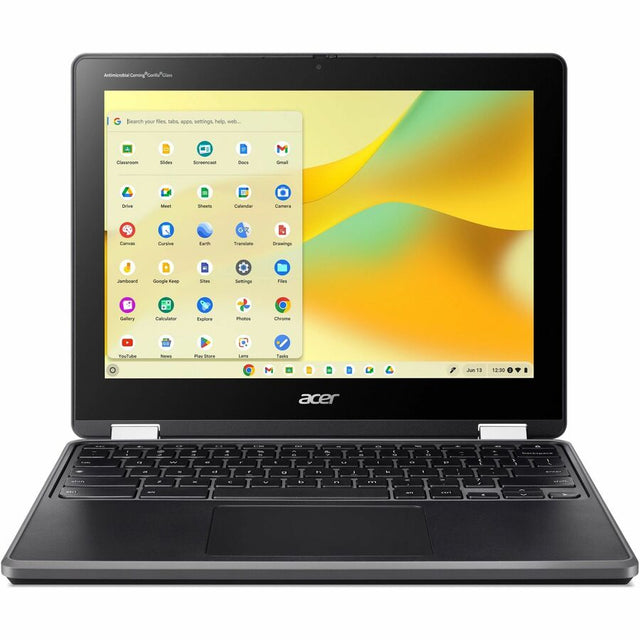Acer Chromebook Spin 512 R856TN R856TN-P20G 12" Touchscreen Convertible 2 in 1 Chromebook - HD+ - Intel N200 - 8 GB - 64 GB Flash Memory - English (US) Keyboard - Shale Black