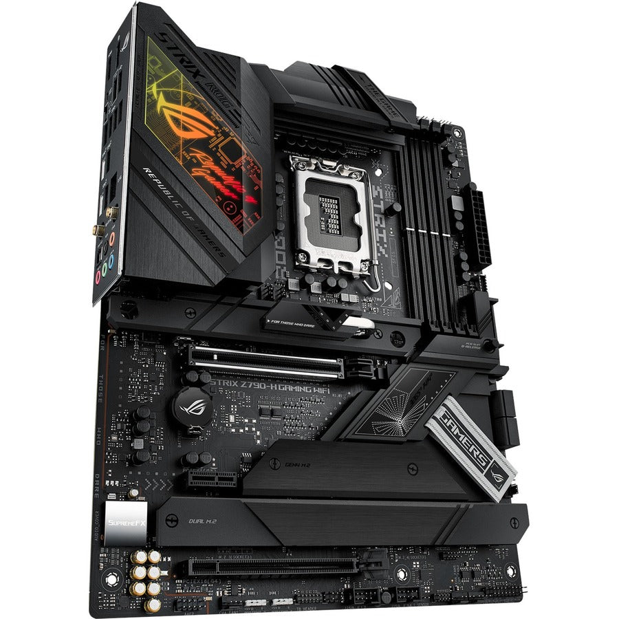 Asus ROG Strix Z790-H GAMING WIFI Gaming Desktop Motherboard - Intel Z790 Chipset - Socket LGA-1700 - ATX