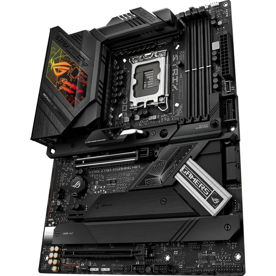 Asus ROG Strix Z790-H GAMING WIFI Gaming Desktop Motherboard - Intel Z790 Chipset - Socket LGA-1700 - ATX