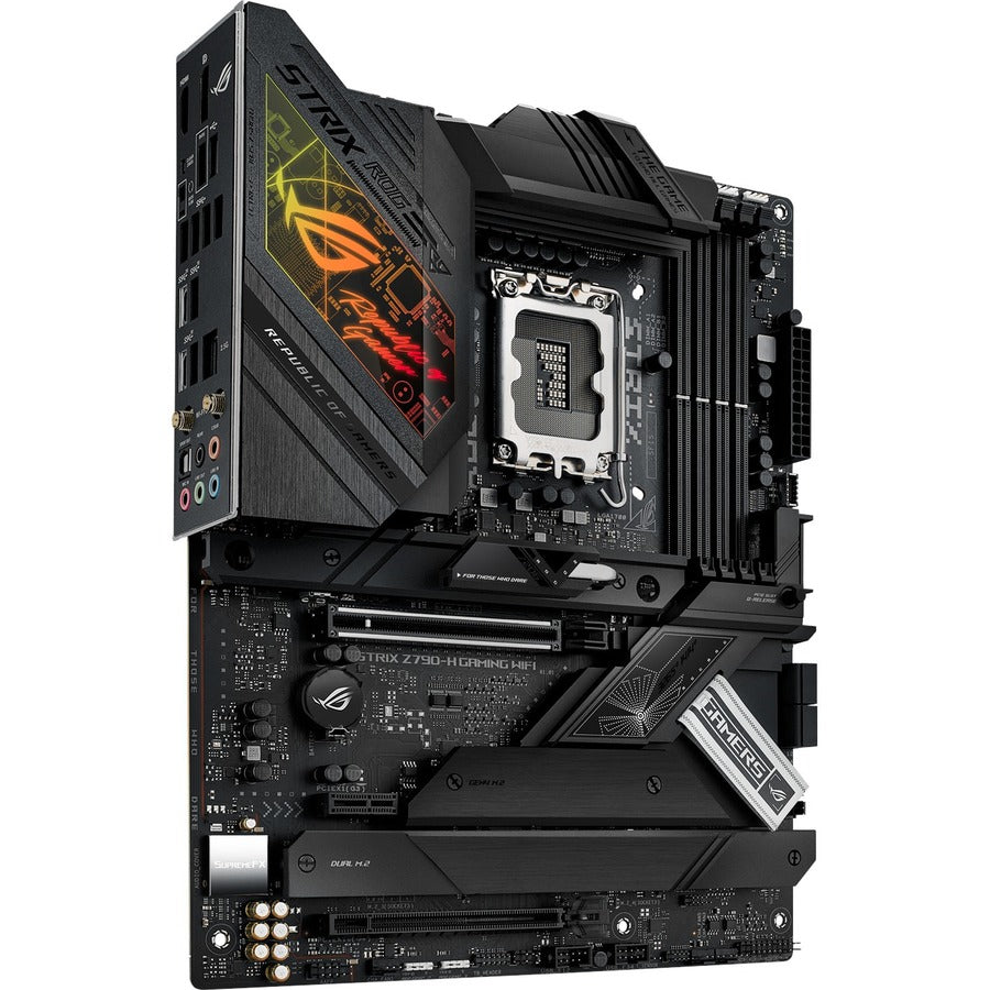 Asus ROG Strix Z790-H GAMING WIFI Gaming Desktop Motherboard - Intel Z790 Chipset - Socket LGA-1700 - ATX
