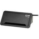 Eaton Tripp Lite Series Power It! 2-Outlet In-Desk Power and Charging Dock - 4x USB-A, USB-B, HDMI, RJ11, RJ45, 10 ft. Cord, Antimicrobial Protection, Black