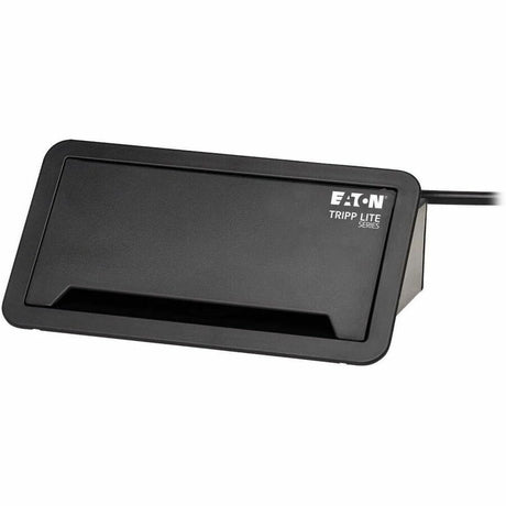 Eaton Tripp Lite Series Power It! 2-Outlet In-Desk Power and Charging Dock - 4x USB-A, USB-B, HDMI, RJ11, RJ45, 10 ft. Cord, Antimicrobial Protection, Black