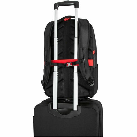 Targus Strike II TBB639GL Carrying Case (Backpack) for 17" to 18" Notebook - Black/Red