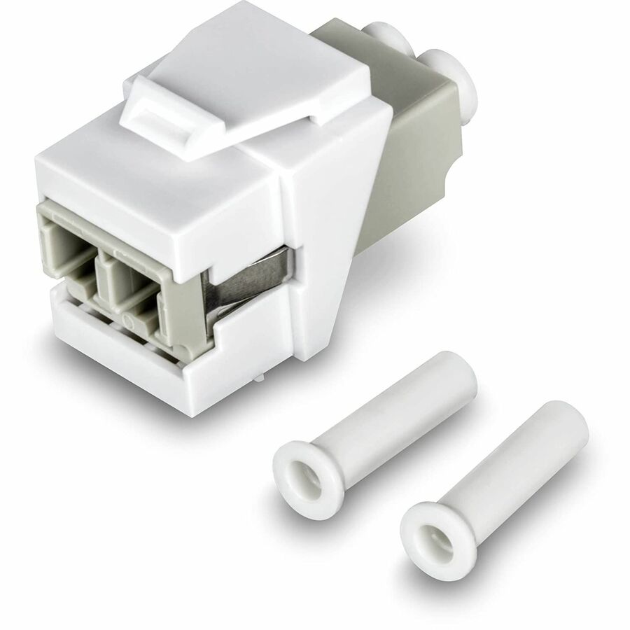TRENDnet LC Duplex Fiber Optic Keystone Coupler Jacks- 5-Pack, TC-K05LC, Single-Mode & Multi-Mode Fiber