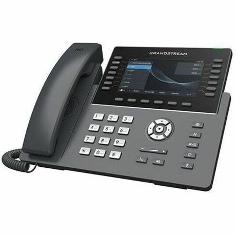 Grandstream GRP2650 IP Phone - Corded - Corded/Cordless - Wi-Fi, Bluetooth - 5 Multiple Conferencing - Wall Mountable, Stand Mountable