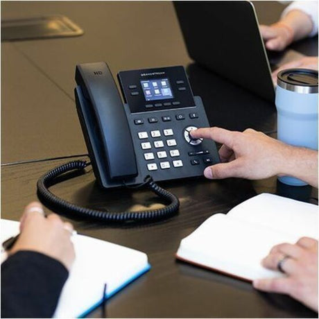 Grandstream GRP2650 IP Phone - Corded - Corded/Cordless - Wi-Fi, Bluetooth - 5 Multiple Conferencing - Wall Mountable, Stand Mountable