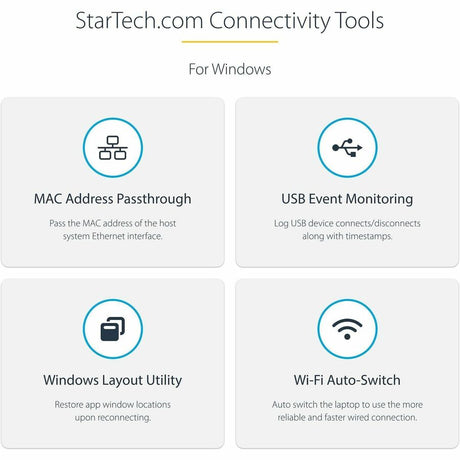 StarTech.com USB-C Multiport Adapter, HDMI/VGA, 4K 60Hz, 3-Port USB Hub, 100W PD Pass-Through, GbE, Mini Docking Station, 1ft/30cm Cable