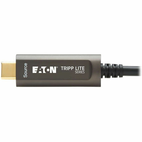 Eaton Tripp Lite Series USB-C to USB-C Plenum-Rated Fiber Active Optical Cable (AOC) - 4K 60 Hz, HDR, 4:4:4, M/M, Black, 15 m (49 ft.), Video-Only