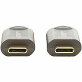 Eaton Tripp Lite Series USB-C to USB-C Plenum-Rated Fiber Active Optical Cable (AOC) - 4K 60 Hz, HDR, 4:4:4, M/M, Black, 15 m (49 ft.), Video-Only