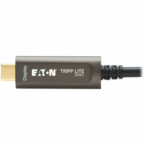 Eaton Tripp Lite Series USB-C to USB-C Plenum-Rated Fiber Active Optical Cable (AOC) - 4K 60 Hz, HDR, 4:4:4, M/M, Black, 15 m (49 ft.), Video-Only