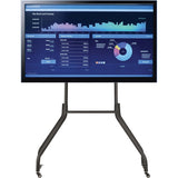 Eaton Tripp Lite Series Rolling TV Cart for 55" to 85" Displays, Wide Legs, Locking Casters