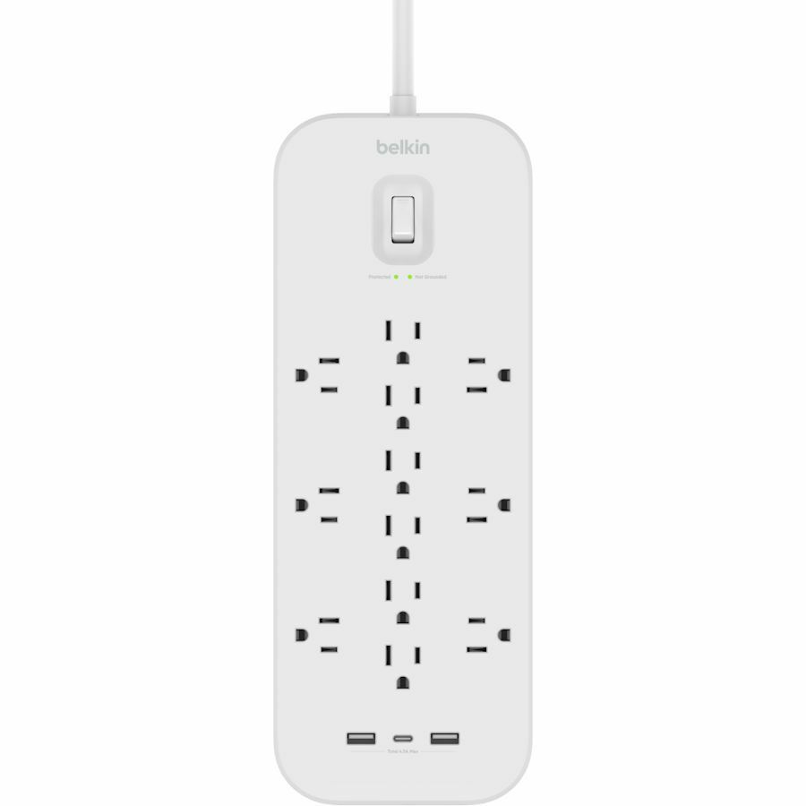 6FT 12-OUTLET SURGE PROTECTOR +