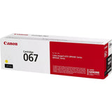 Canon 067 Original Standard Yield Laser Toner Cartridge - Yellow - 1 Each