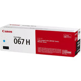 Canon 067 Original High Yield Laser Toner Cartridge - Cyan - 1 Each