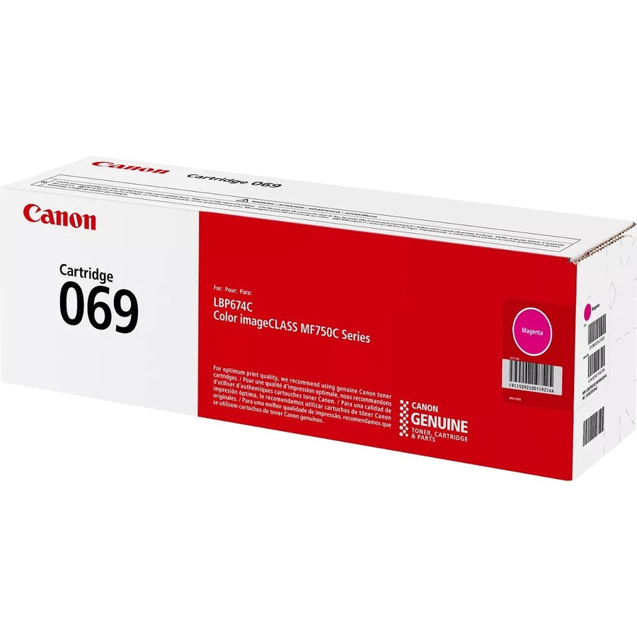Canon 069 Original Standard Yield Laser Toner Cartridge - Magenta - 1 Pack
