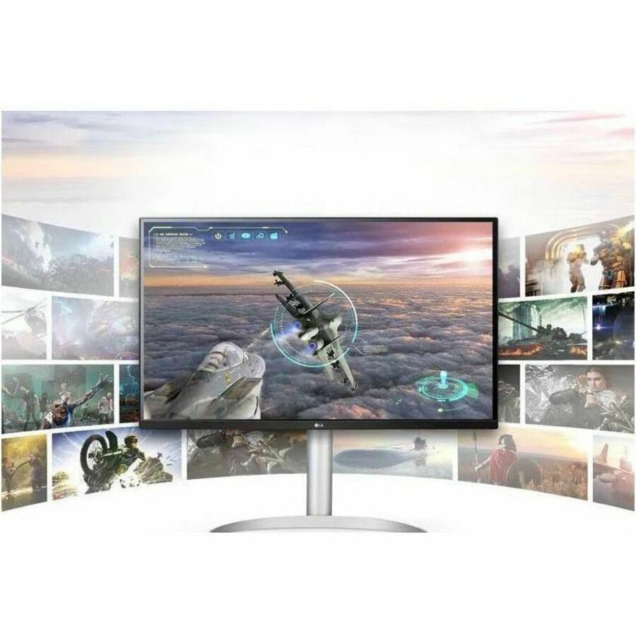 LG 32BP55U-B 32" Class 4K UHD LCD Monitor - 16:9 - Black, Textured Black - TAA Compliant