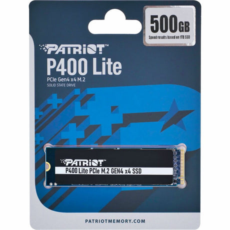 Patriot Memory P400 Lite 500 GB Solid State Drive - M.2 2280 Internal - PCI Express NVMe (PCI Express NVMe 4.0 x4)
