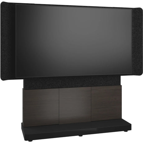 Middle Atlantic Forum Series 4RU Free-Standing 3-Bay Single Display Stand - Dark Finish