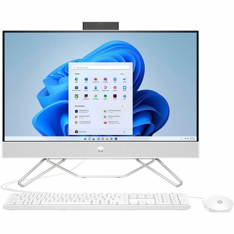 HP 24-cb1000a 24-cb1224 All-in-One Computer - AMD Ryzen 5 5625U - 8 GB - 1 TB SSD - 23.8" Full HD Touchscreen - Desktop - Starry White - Refurbished